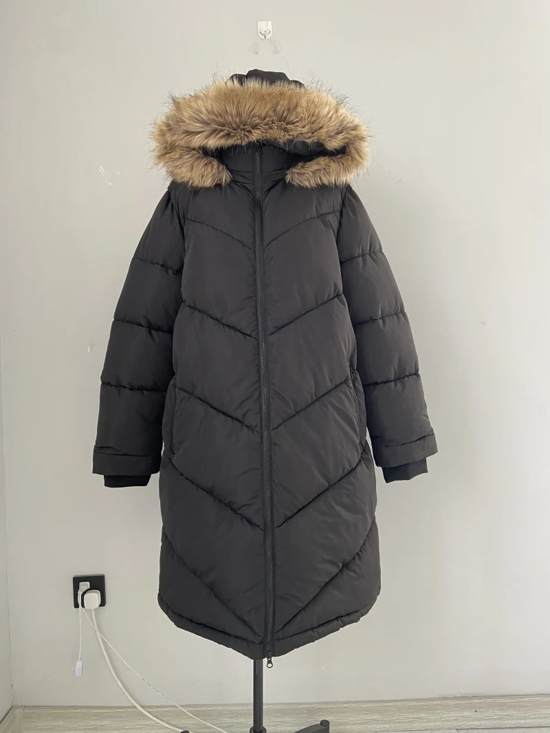 Women's outwear Puffer Coat Adult maxi overcoat Casual female topcoat Winter Coat CURVE