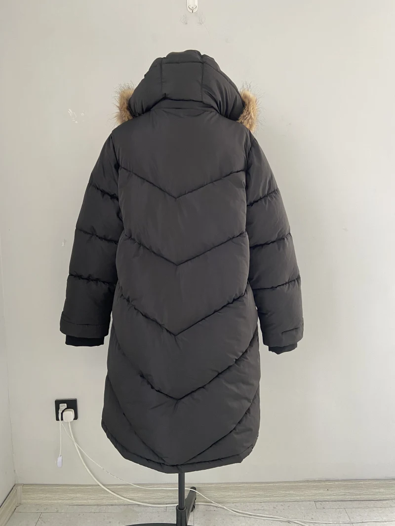 Women's outwear Puffer Coat Adult maxi overcoat Casual female topcoat Winter Coat CURVE — view 2